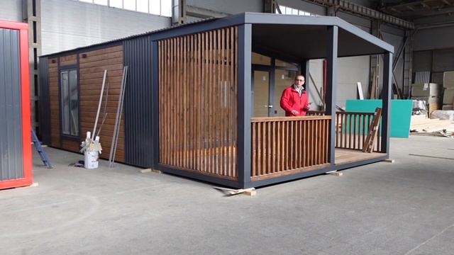 ОБЗОР ВЕРАНДЫ В МОДУЛЬНОМ ДОМЕ