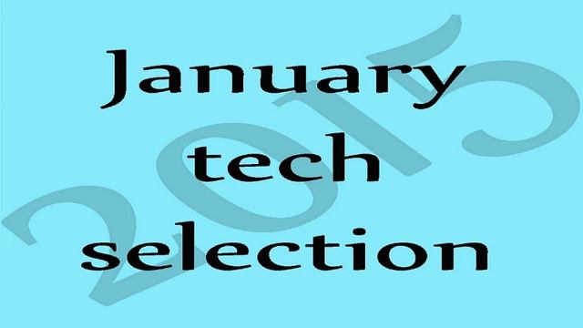 Milos Pesovic - January 2015 tech selection смотреть онлайн
