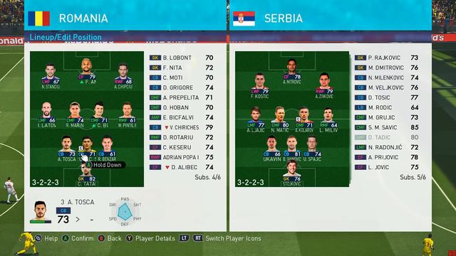 Romania - Serbia (PES 2018) смотреть онлайн