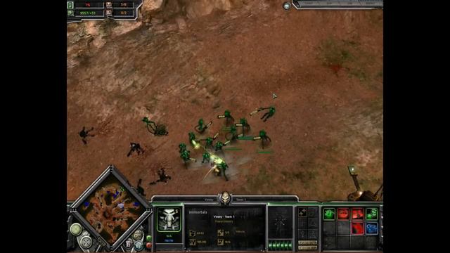 Dawn Of War Dark Crusade - Necrons are strong! смотреть онлайн