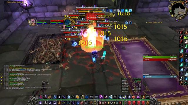 TBC Classic | Arcane Mage Scholomance Dark Rune Farm | 7 To 8 Min Runs For 250-300+ GPH