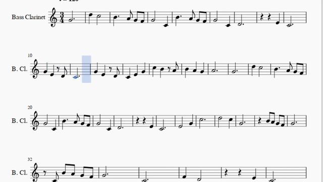 Bass Clarinet Sheet Music: How to play Moon River by Audrey Hepburn смотреть онлайн