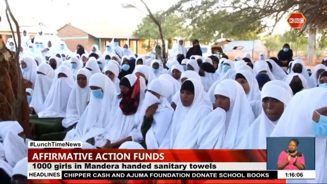 Over 1,000 girls in Mandera benefit from sanitary towels donation смотреть онлайн