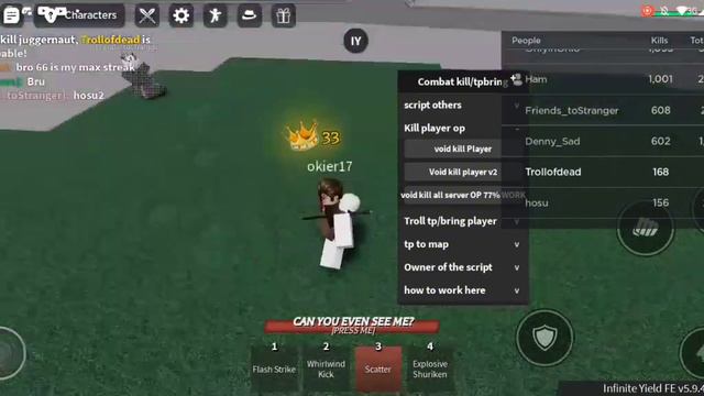 Update on script void bring kill script The Strongest Battlegrounds op void kill all player смотреть онлайн