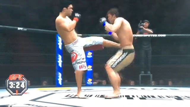 UFC 3 Undisputed Lyoto Machida vs Forrest Griffin Demo Gameplay смотреть онлайн