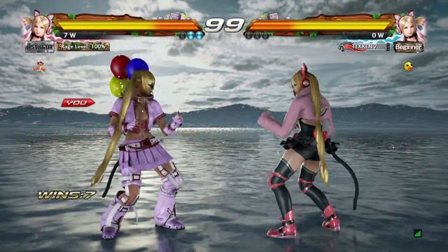TEKKEN 7/ ( Hibiki ) Lucky Chloe Vs. ( Tanya ) Lucky Chloe (+) TWINS!!!!! смотреть онлайн