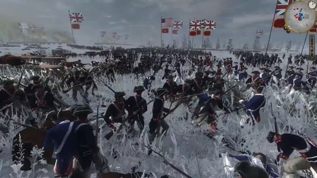 Empire: Total War (Darthmod 8.0) campaign Land Battle [US VS Britain] #1 смотреть онлайн