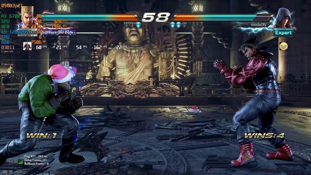 Tekken 7 - How Does 1440p Ultra Run On RX 6700 And I5-12600KF?