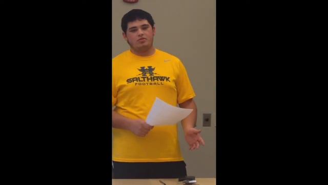 Joe Vieyra's HCC Informative speech смотреть онлайн