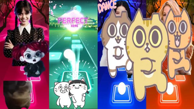 Wednesday Dance Bloody Mary | Chipi Chipi Chapa Chapa | Jisoo Flower | Shakira Waka Waka | Tiles Ho