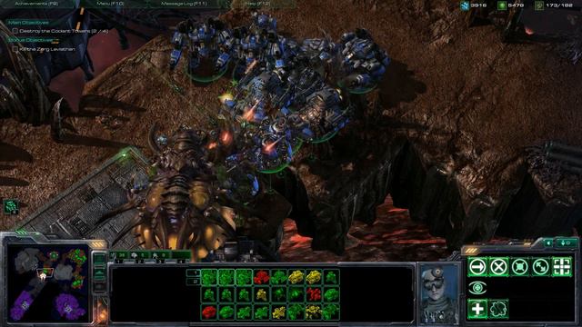 Just Playin' Starcraft 2 - Killing Zerg Leviathan смотреть онлайн