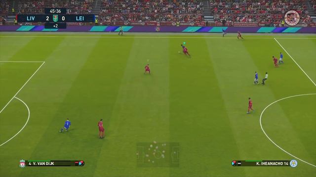 Liverpool v Leicester City Carabao Cup 2021/22 PES 2021 смотреть онлайн