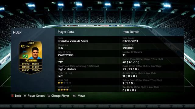 Fifa 14 - WORLD CUP 1.3M BRAZIL SQUAD BUILDER - TOTY SILVA ,IF HULK ,IF FERNANDINHO смотреть онлайн