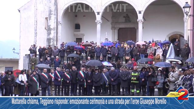 Mattarella chiama, Teggiano risponde: emozionante cerimonia e una strada per l’eroe Giuseppe Morell смотреть онлайн
