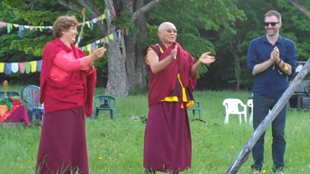 Fire Puja during the 2012 Gesar Windhorse Retreat смотреть онлайн