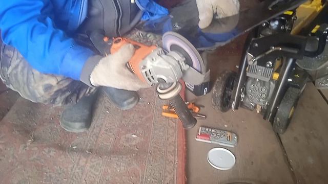мотобуксировщик БТС , изготовление капота из ПНД . север. смотреть онлайн