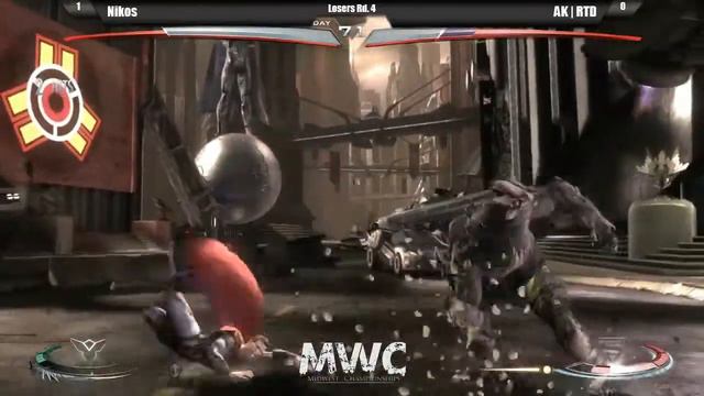 Nikos vs AK RTD - MWC 20th - Injustice смотреть онлайн