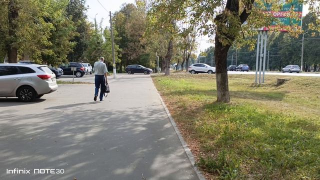 город Коломна улица Октябрьской Революции, Золотая осень... смотреть онлайн