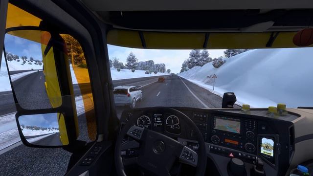 Euro Truck Simulator 2 - Mercedes Actros MP4 смотреть онлайн