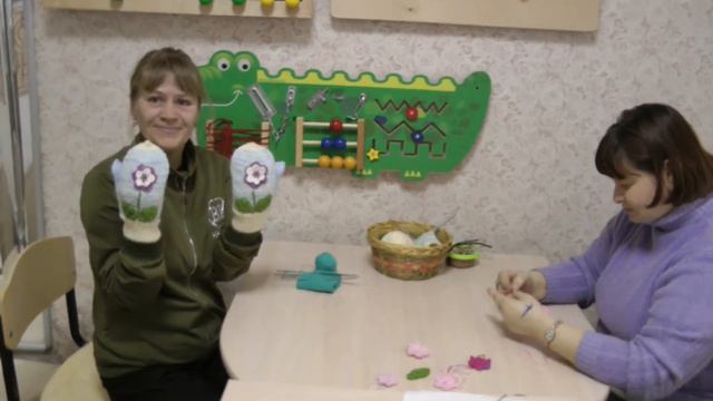 Тюрмерово. Корзиночки из трикотажной пряжи, вышивка бисером, вязание спицами. смотреть онлайн