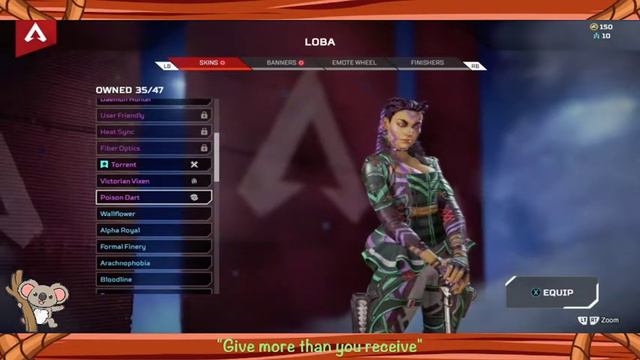 New Epic Skin for Loba (Poison Dart), S11 Battle Pass. [Apex Legends - Highlight - Nov.21] смотреть онлайн
