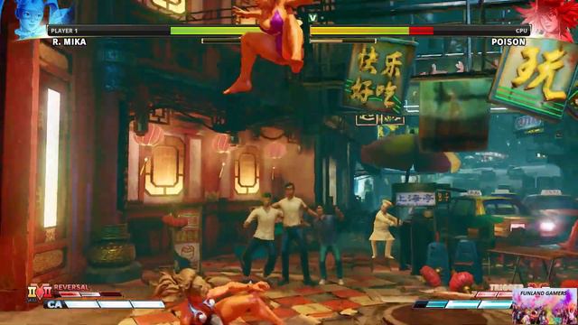 STREET FIGHTER V MIKA VS POISON #streetfighter #streetfighterv #mika #poison смотреть онлайн
