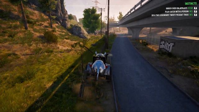 how to crash into rosie using the rhino tractor goat simulator 3 guide смотреть онлайн