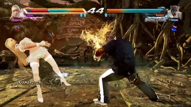 A girl fights a mask wrestler in the jungle tekken 7 Lili vs Armor king смотреть онлайн