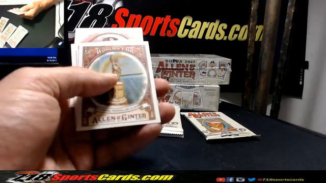 4 BOX BREAK 2017 ALLEN and GINTER BASEBALL ebay 8-18 смотреть онлайн