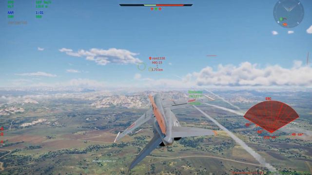t-2 FIGHTER JET VS mig-23 CLOSE CALL. #warthunder смотреть онлайн
