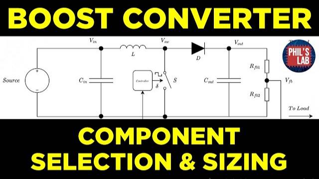 Boost Converter Design & Sizing - Phil's Lab #113 смотреть онлайн