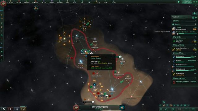 Stellaris: Terran Empire Galactic Conquest (Episode 2) - Colonization & First Contact смотреть онлайн
