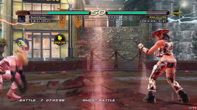 Tekken 6 | Nina Williams | Ghost Battle #1 смотреть онлайн