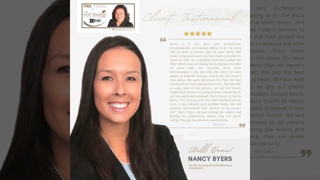 #testimonialthursday Tina Cheung and The Gold Standard Group - Testimonial Thursday ft. Nancy Byers смотреть онлайн