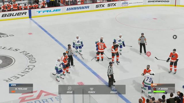 NHL 21 Season Game 53: Vancouver Canucks vs. Philadelphia Flyers смотреть онлайн