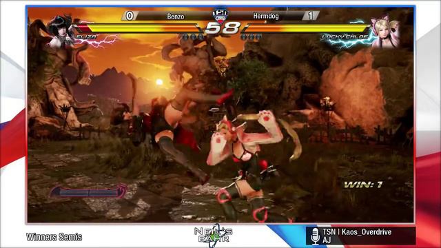 Tekken 7 @ Neil's (7-18) - Benzo (Eliza) vs. Hermdog (Lucky Chloe) - Winners Semis смотреть онлайн
