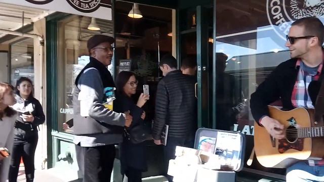 Carly & Zoey Love with Alex Rasmussen @Pike Place "Rock Me Mama"(cover) смотреть онлайн