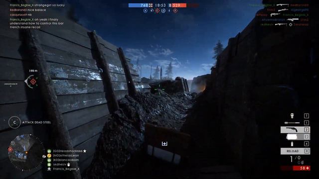 No Commentary Battlefield 1: Trench Raider 40 Kills on Nivelle Nights смотреть онлайн