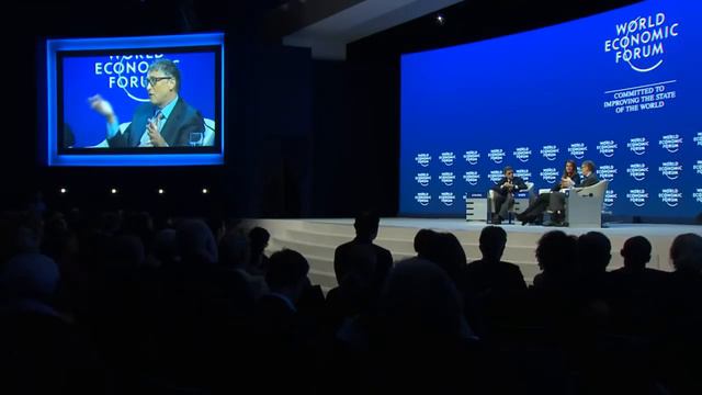 Bill and Melinda Gates Davos 2015 Sustainable Development A Vision for the Future смотреть онлайн
