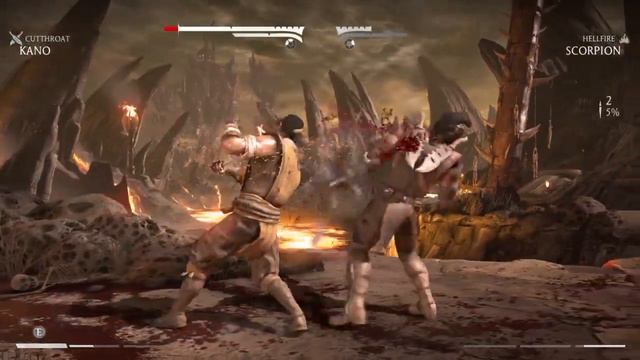 Mortal Kombat X Kano vs Scorpion смотреть онлайн