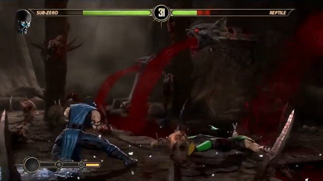 Mortal Kombat Komplete Edition (PC) SUB-ZERO vs REPTILE смотреть онлайн