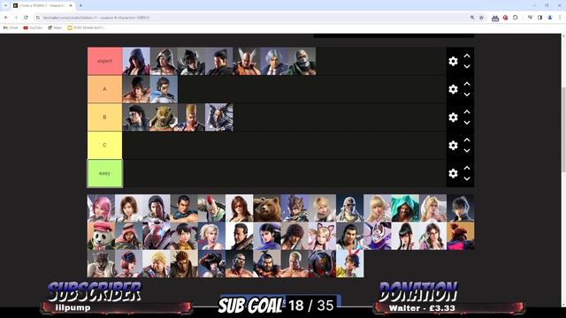 TEKKEN 7 CHARACTER DIFFICULTY TIERLIST!