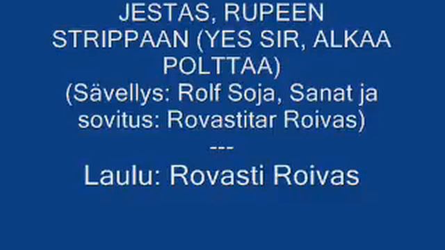 Jestas, rupeen stripaan смотреть онлайн