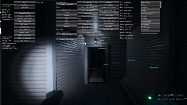 PHASMOPHOBIA BEST FREE MOD MENU / GHOST MODE / SPEED HACK / TROLL FUNCTIONS / NO BAN 2022 UNDETECTE смотреть онлайн