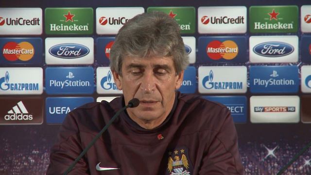 PELLEGRINI PREVIEW City v CSKA Moscow Manuel Pellegrini press conference смотреть онлайн