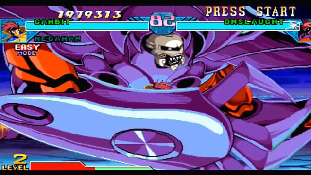 Marvel VS Capcom (PSX): Gambit VS Onslaught HD (Widescreen 1080p HD) смотреть онлайн