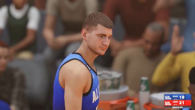 NBA 2k23 Xbox Series XS TEam Giannis VS Team Lebron смотреть онлайн
