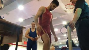 Взвешивание борцов 79кг Миндиашвили