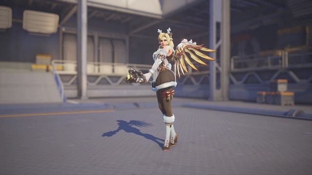 New Jingle Belle Mercy Skin Demo (Golden Weapons) смотреть онлайн