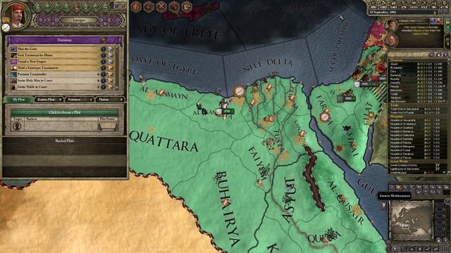 Lets Play Crusader Kings 2 - Great Works (Wonders of Egypt) #32 смотреть онлайн